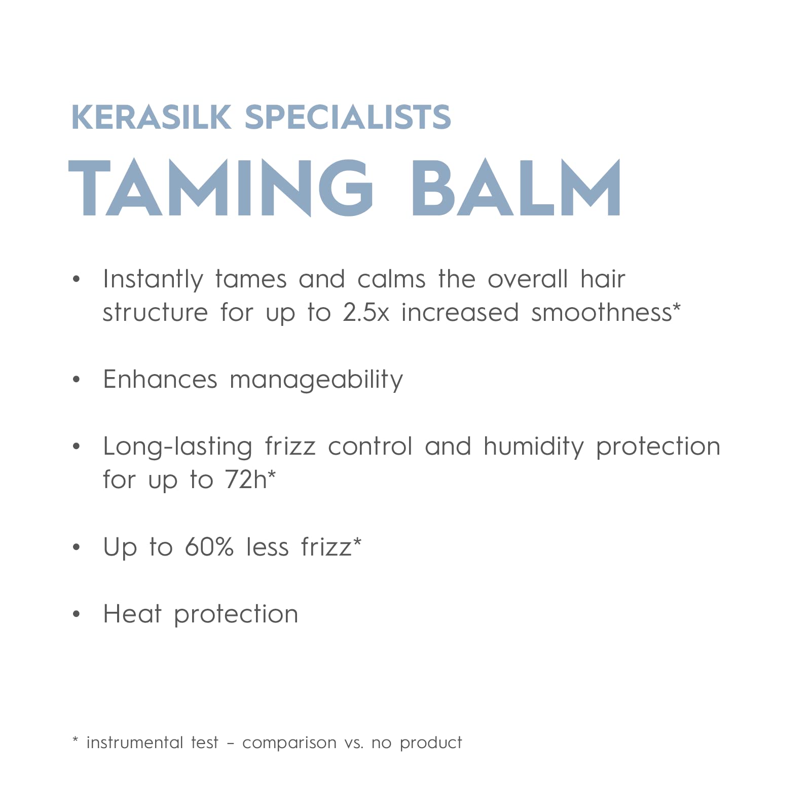 KERASILK Taming Balm | Nourishes & Hydrates Strands | Instantly Smooths & Softens Hair | With Heat Protection | For Coarse, Frizzy & Unruly Hair