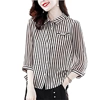 Spring Shirt for Women Elegant Casual Blouse Female All Match Simple Beautiful Slim