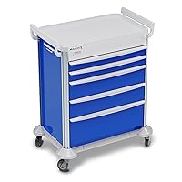 Detecto, 2022883, Mobile Care Medical Cart, Keyed Lock