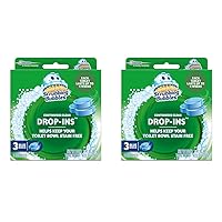 Toilet Tablets, Continuous Clean Toilet Drop Ins, Helps Keep Toilet Stain Free and Helps Prevent Limescale Buildup, 3 Count, Pack Of 2