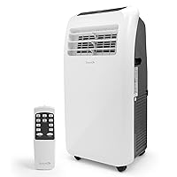 SereneLife SLPAC12.5 SLPAC 3-in-1 Portable Air Conditioner with Built-in Dehumidifier Function,Fan Mode, Remote Control, Complete Window Mount Exhaust Kit, 12,000 BTU, White