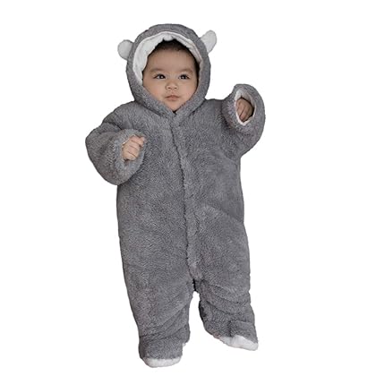 XMWEALTHY Unisex Baby Clothes Winter Coats Cute Newborn Infant Jumpsuit Snowsuit Bodysuits Registry for Baby Essentials Stuff