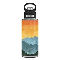 Tervis Ombre Outdoors Triple Walled Insulated Tumbler Travel Cup Keeps Drinks Cold, 32oz Wide Mouth Bottle, Stainless Steel