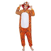 Onesie Animal Pajamas, One Piece Adult Sleepwear Homewear, Halloween Cosplay Costumes Party Wear for Women Men Teens