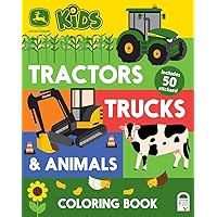 John Deere Kids Coloring Book for Little Farm and Tractor Lovers, Toddlers Ages 2-5
