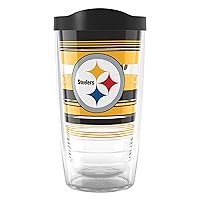 Tervis NFL Pittsburgh Steelers-Hype Stripes Insulated Tumbler, 16oz, Classic