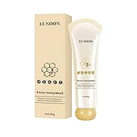 2023 New Honey Mask Peel Off Mask, Blackhead Remover Mask, Honey Face Mask for Exfoliante Clean Dead Skin Black Head Shrink Pores, Deep Cleansing Anti-Aging