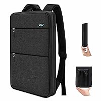 ZINZ Slim & Expandable Laptop Backpack 15 15.6 16 Inch Sleeve with USB Port, Spill-Resistant Notebooks Bag Case for Most 14-16 Inch MacBooks Surface-Books Dell HP Lenovo Asus Computers,B04K01