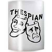 THESPIAN - PICK COLOR & SIZE - Masks Actor Actress Vinyl Decal Sticker B