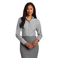 Red House Women's Tricolor Check Non Iron Shirt