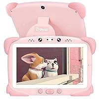 Kids Tablet 7 Toddler Tablet for Kids, Children Learning Tablet for Toddlers, Kids Android Tablet with WiFi Touch Screen, Parental Control, Kids Learning Apps, Gift for Toddlers Ages 3 to 14 (Pink)