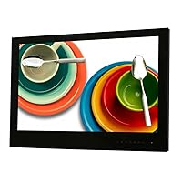 AVEL 23.8 Inch LED Kitchen/Cabinet Display – Android OS, Full HD, WI-FI, HDMI, YouTube/Netflix Compatibility (AVS2404BM) (Black Frame)