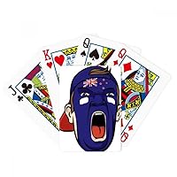 New Zealand Facial Makeup Screaming Cap Poker Playing Magic Card Fun Board Game
