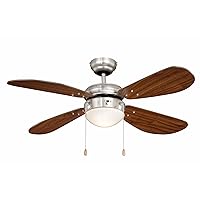Classic Ceiling Fan with Lighting, 105 cm, FN43336