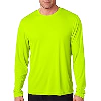 Cool DRI Performance Men's Long-Sleeve T-Shirt_Safety Green_L