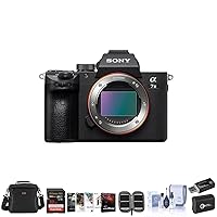 Sony Alpha a7 III Mirrorless Digital Camera - Bundle with Shoulder Bag, 32GB SD Card, Cleaning Kit, Card Reader, SD Card Case, Corel PC Software Kit, Extra Battery