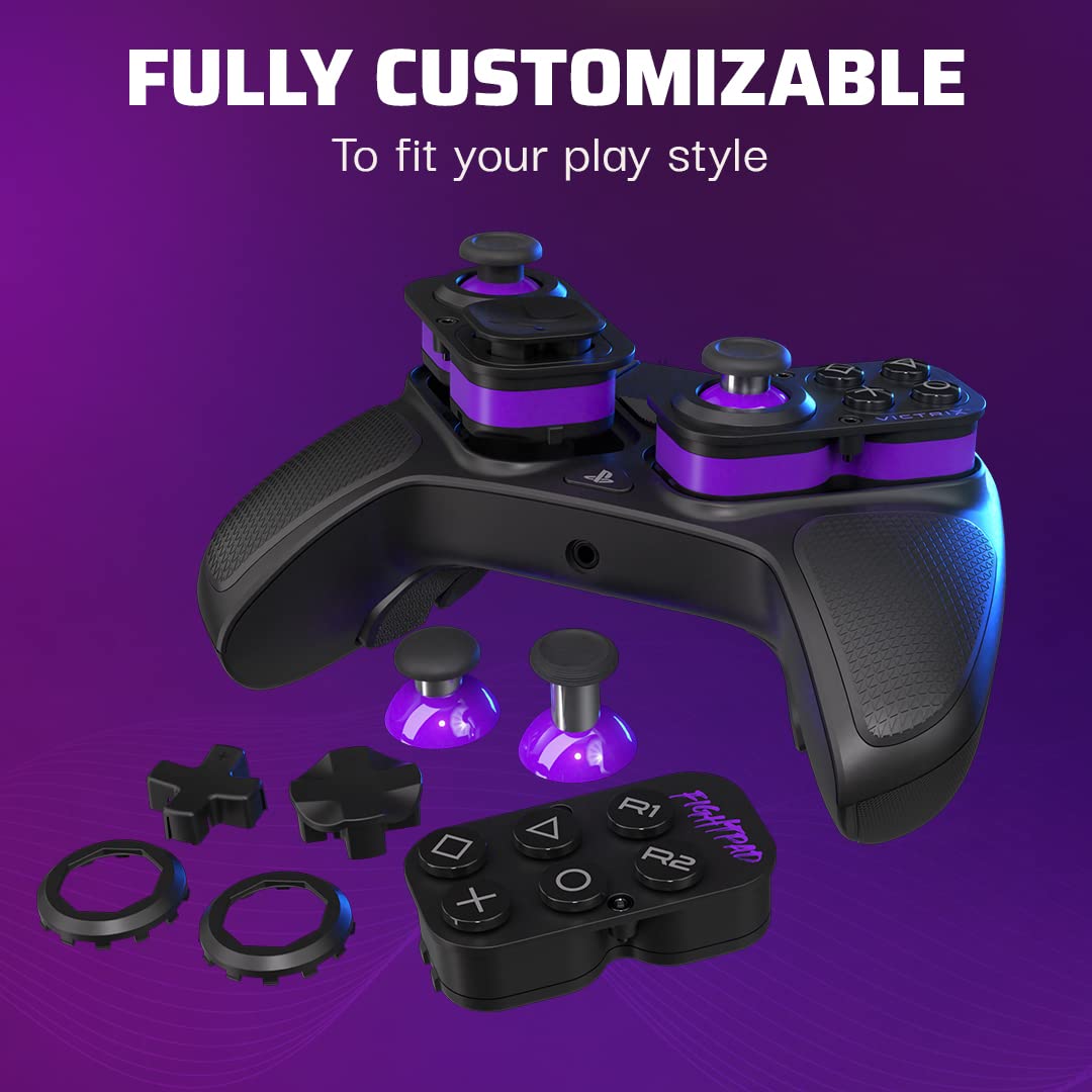 Victrix Pro BFG Wireless Gaming Controller for Playstation 5 / PS5 - Wired or Wireless Power, Mappable Back Buttons, Customizable Triggers/Paddles, App Support (PC)