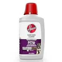 Hoover Pet Hard Floor Cleaner, Concentrated Pet Cleaning Solution for Hard Floor Machines, 32 fl oz Formula, White, AH31429