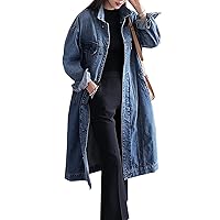 SeNight Women's Long Sleeve Denim Jean Jacket