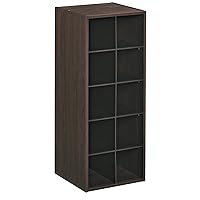 ClosetMaid 1546 Stackable 10-Cube Organizer, Espresso