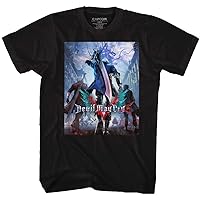 Devil May Cry Video Game Action Adventure Combat Cry 3 Dudes Adult T-Shirt Tee