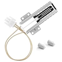 UPGRADE WB13K21 Oven Igniter Replacement with Connector Plug Compatible with G-E Hot-point Ken-more Range Oven Gas Stove Replace WB13K0021 PS231280 WB13K0013 WB13K10009-1 Year Warranty