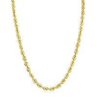 14K Yellow Gold Filled 6.0MM Rope Chain with Lobster Clasp