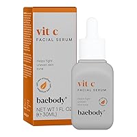 Made in USA Vitamin C Face Serum - Vitamin C Serum for Dark Spots & Dull Skin - Day & Night Vitamin C Serum for Face - Vit C Serum Hyaluronic Acid & Vitamin E, 1 fl oz/30 ml