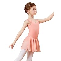 Girls Pink Ballet Leotard with Skirt(Toddler/Little/Big Girls)