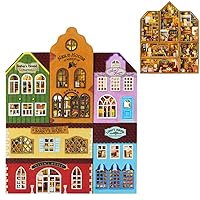 3D Wooden Doll House, Dollhouse Miniature DIY House Kit Creative Room with Furniture for Adult Romantic Artwork Gift
