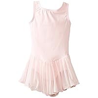 Little Girl Leotard Dress Sleeveless Tank One Piece Ballerina Top Dancewear Costume