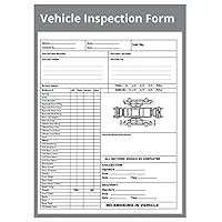 Vehicle Inspection Worksheets, 100 sheets 8,5