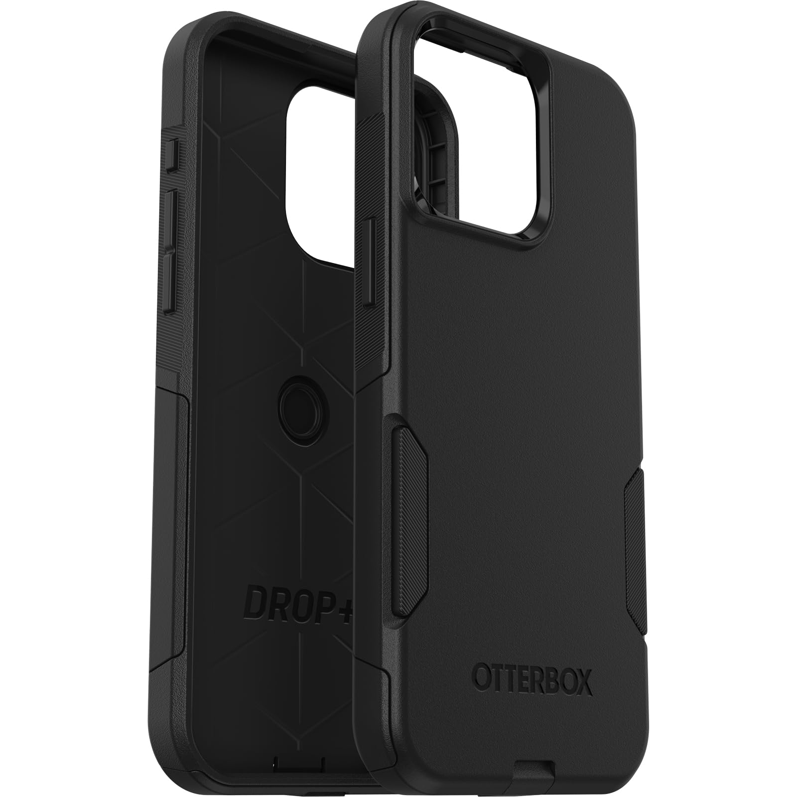 OtterBox iPhone 15 Pro MAX (Only) Commuter Series Case - BLACK, slim & tough, pocket-friendly, with port protection (Unit ships in polybag, ideal for business customers)