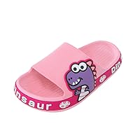 New Dinosaur Children Slippers Cute Cartoon Beach Slippers For Kids PVC Non Slip Boys Girls Summer Shoes