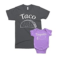 Threadrock Taco & Taquito Infant Bodysuit & Men's T-Shirt Matching Set