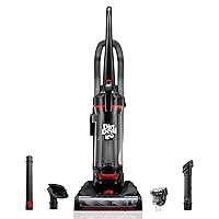 Multi-Surface Total Pet+ Upright Bagless Vacuum Cleaner Machine, with Pet Tool Kit, for Carpet and Hard Floor, Powerful Suction with Extended Filtration, UD76400V, Black