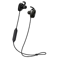 JVC AE Wireless Earbuds, Bluetooth Connectivity, Pivot Motion Fit, Water Resistant IPX5, Runnning Form Coach, Bass Boost Function, Voice Assistant Compatible - HAET65BVB (Black)