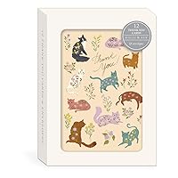 Punch Studio Molly & Rex Flower Pets Cats Note Cards (38287)