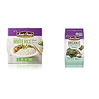 Annie Chun's Cooked White Sticky Rice & Seaweed Snack, Sea Salt Flavored (Bundle)