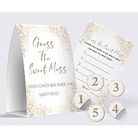 Guess The Sweet Mess - Dirty Diaper game,Baby Shower Games Guess The Sweet Name That Poo/gs017A