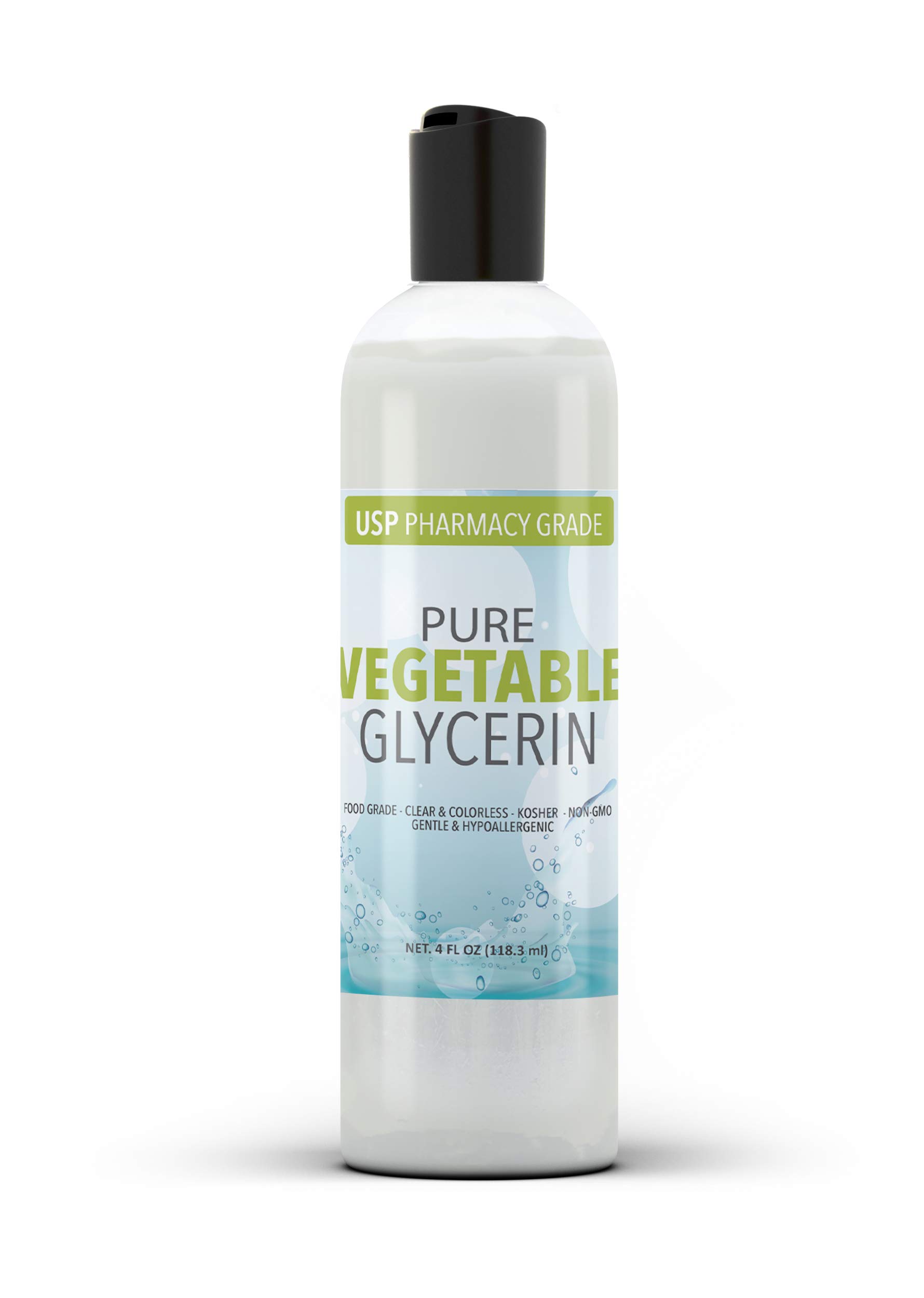 PURE ORIGINAL INGREDIENTS Hyaluronic Acid and Vegetable Glycerin Bundle, Various Sizes, Food Grade, Oderless