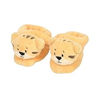Izzy and Oliver New Baby Tiger Character Super Soft Booties, 0-12 Infant