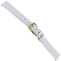 13mm Morellato White Genuine Calfskin Leather Unstitched Ladies Watch Band 116