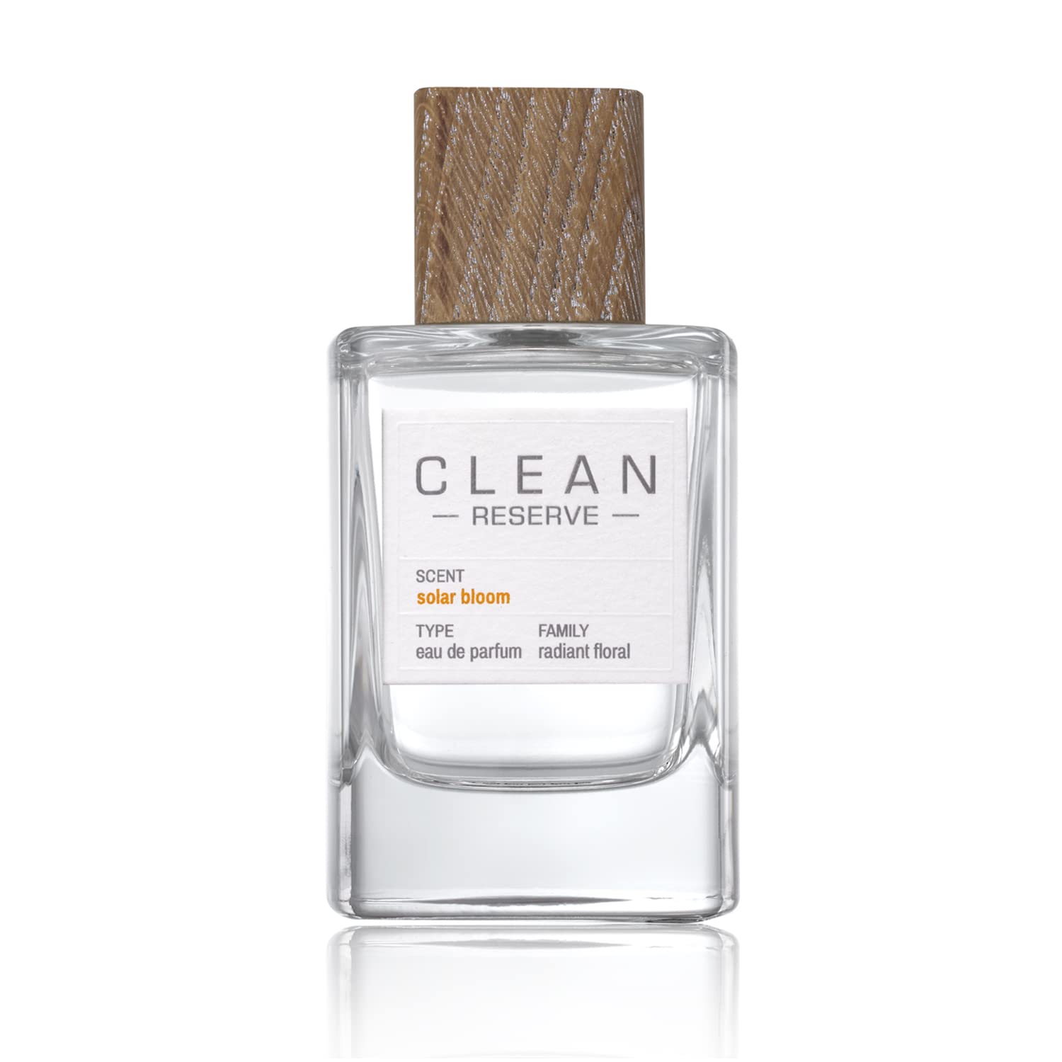 CLEAN RESERVE Solar Bloom Eau de Parfum, Eco-Conscious & Sustainable Spray Fragrance, Vegan, Phthalate-Free, & Paraben-Free