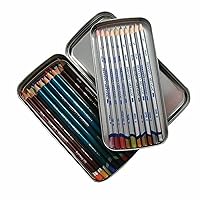 Derwent Pencil Tin (2300582) , Silver, 1 Count (Pack of 1)