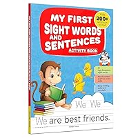 My First Sight Words And Sentences: Activity Book For Children
