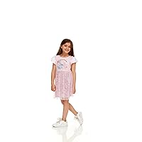 Disney Stitch & Angel Sequin Sleeve Tulle Dress-Girls Sizes 2-6x