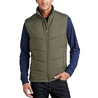 Mens Full-Zip Water Resistance Puffy Vest