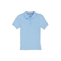 French Toast Girls' Short Sleeve Stretch Pique Polo Shirt