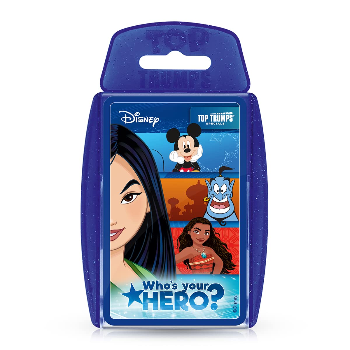 Top Trumps Disney Heroes Special Card Game; Entertaining Game Exploring Characters Like Mickey, Hercules, Mulan, Elsa, and More|Family Fun for Ages 6 & up